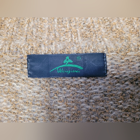 Weiyan Women's Wool/Cotton Cardigan Button/Snap Closure Openwork Medium - Picture 5 of 16